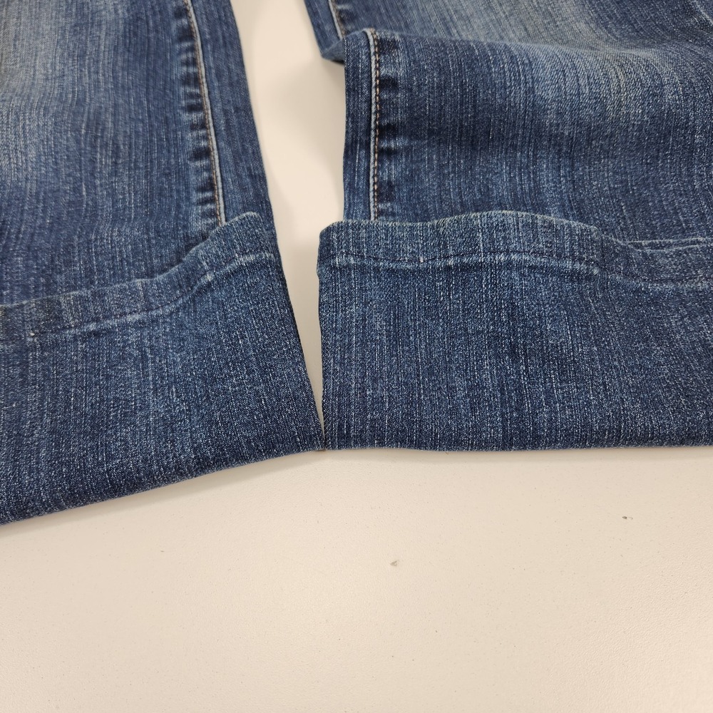 Womens Calvin Klein Jeans Mid Rise Boot Cut Size 30/10 Medium Wash Hemmed to 28" - Picture 8 of 13